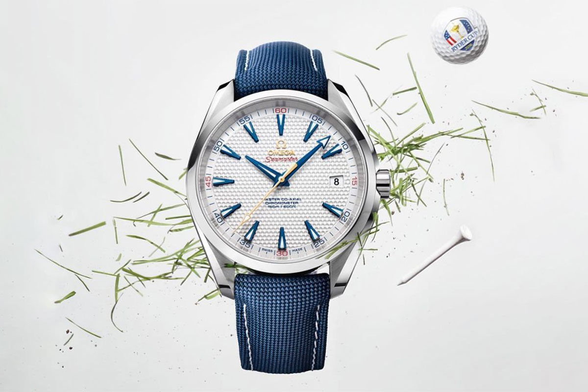 The Manual Wind The Omega Seamaster Aqua Terra gets Dimples for the Ryder Cup Limited Edition The Manual