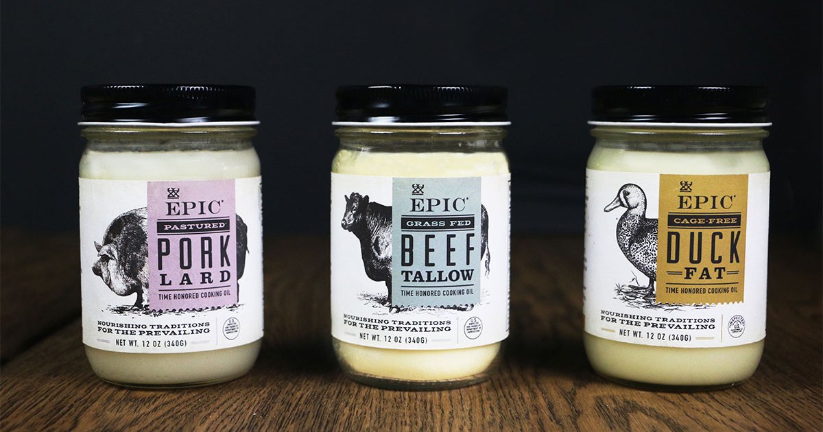 Epic Animal Oil, Beef Tallow, 11 Ounce (Pack of 2)