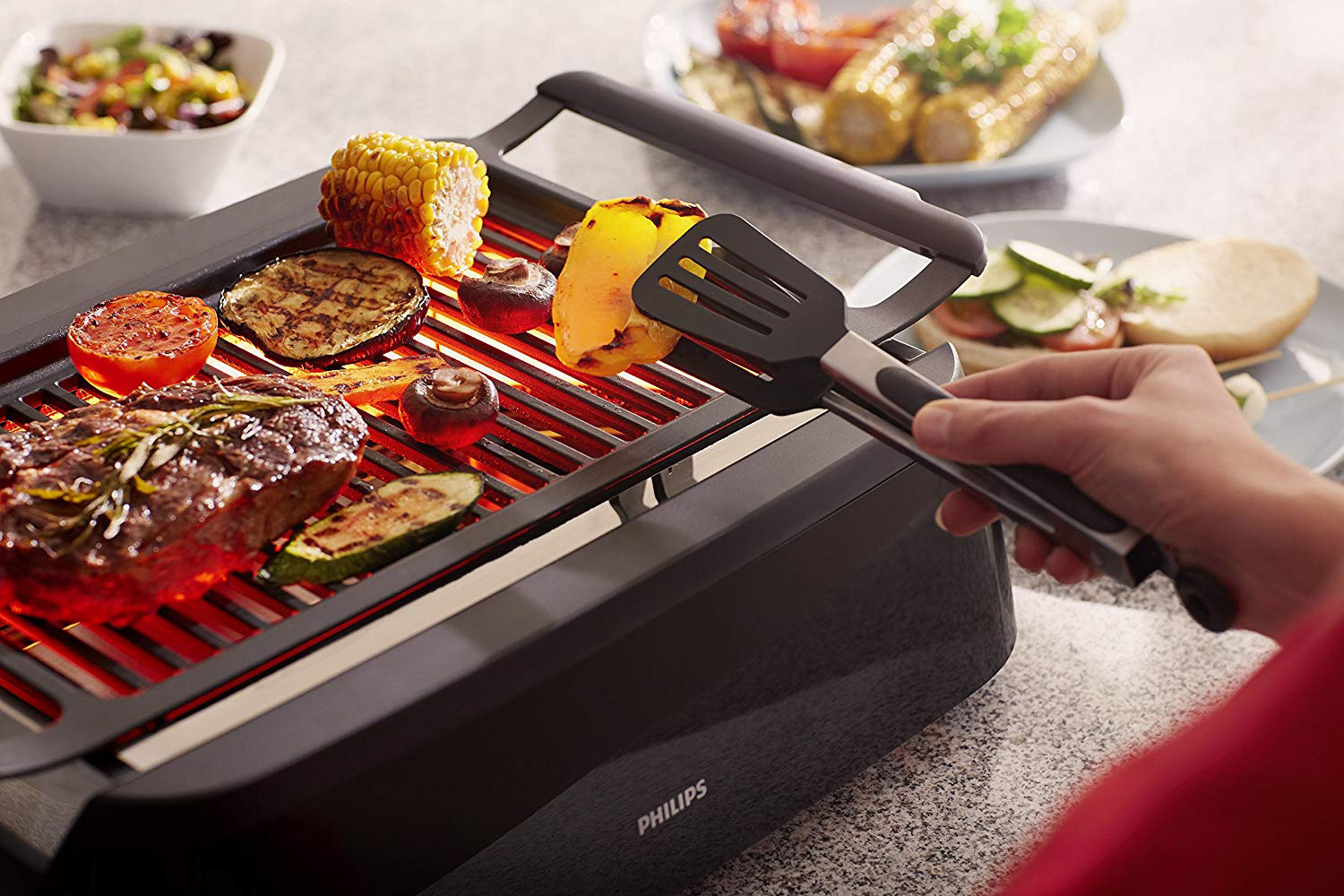 Create tasty summer food with 55% off this indoor grill