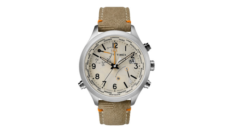 Timex waterbury 2024 world time