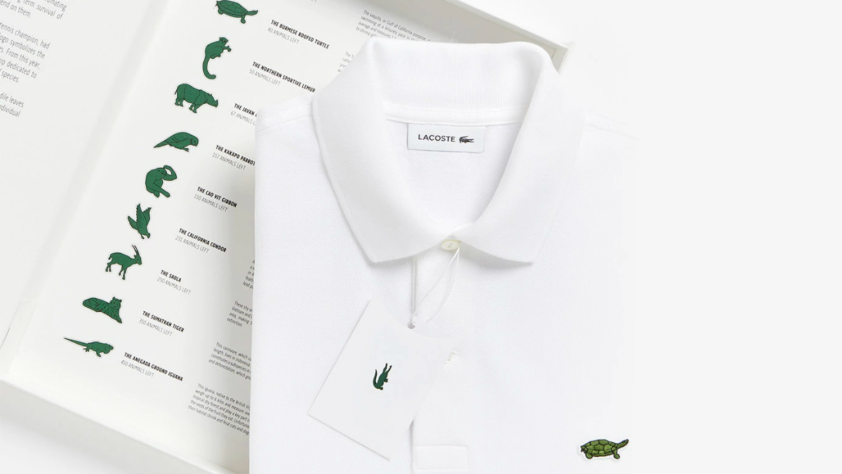 Lacoste Loses its Iconic Crocodile in Favor of Endangered Species