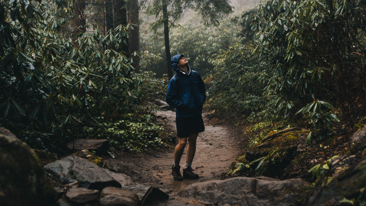 hiking rain jacket