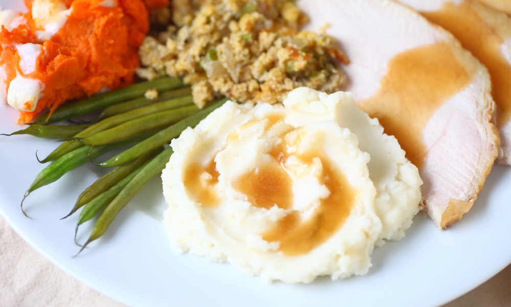 Mashed potatoes and gravy