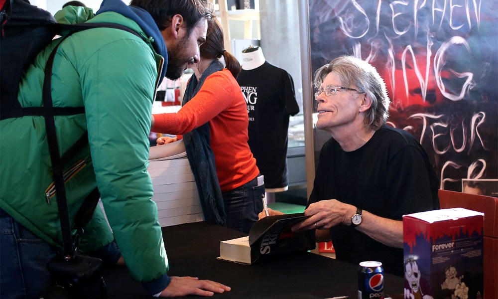 Stephen King book signing