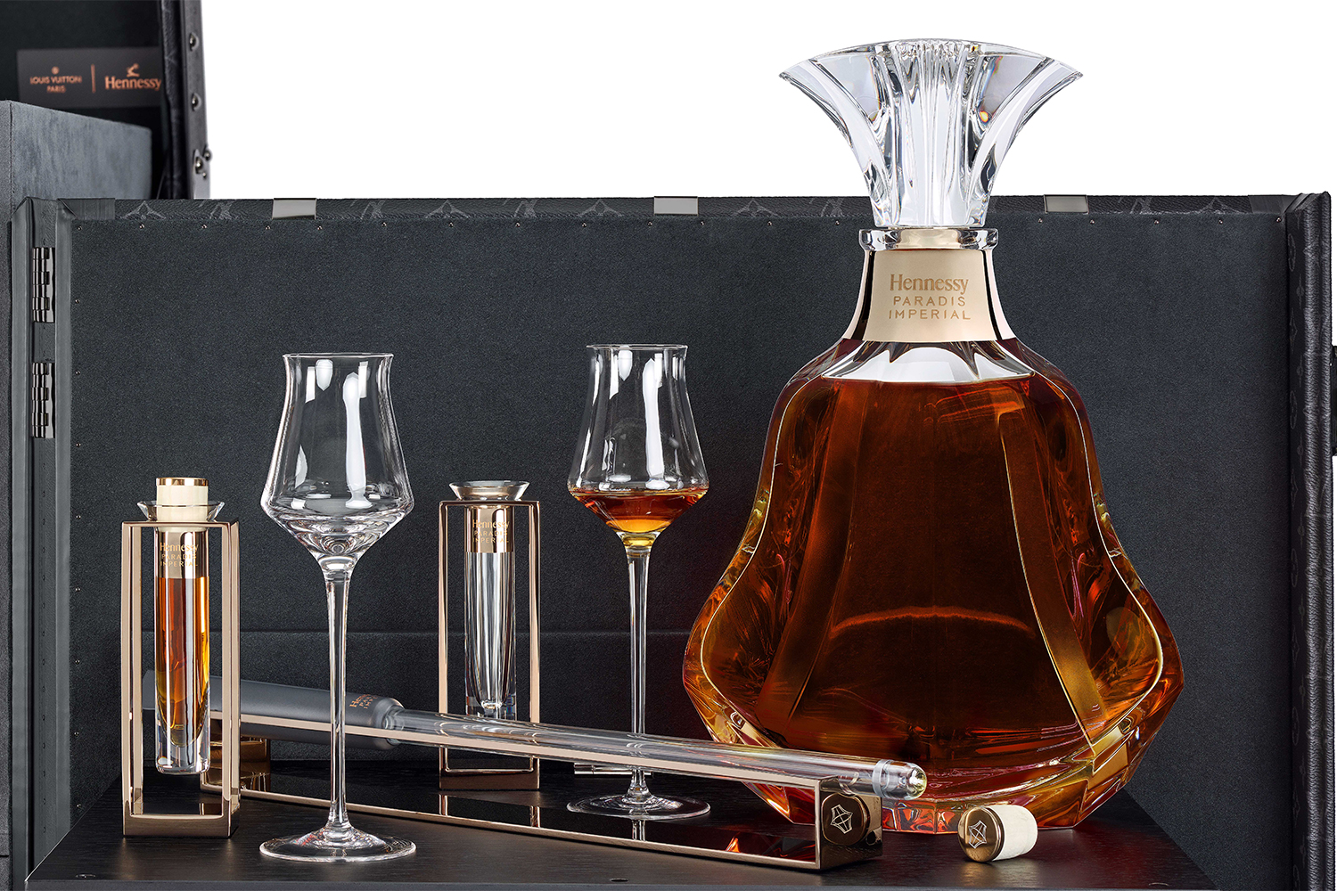 This $273,000 Louis Vuitton Trunk Doubles as a Bar Cart for Your Hennessy  Collection - The Manual