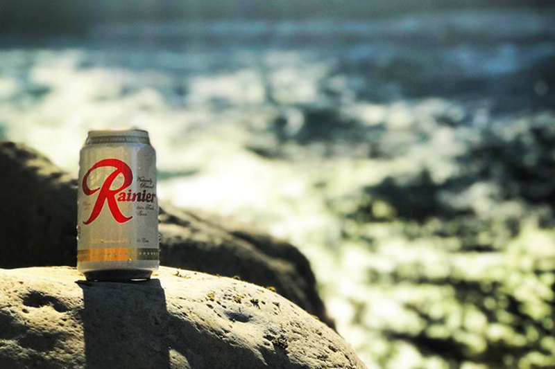 rainier beer cans