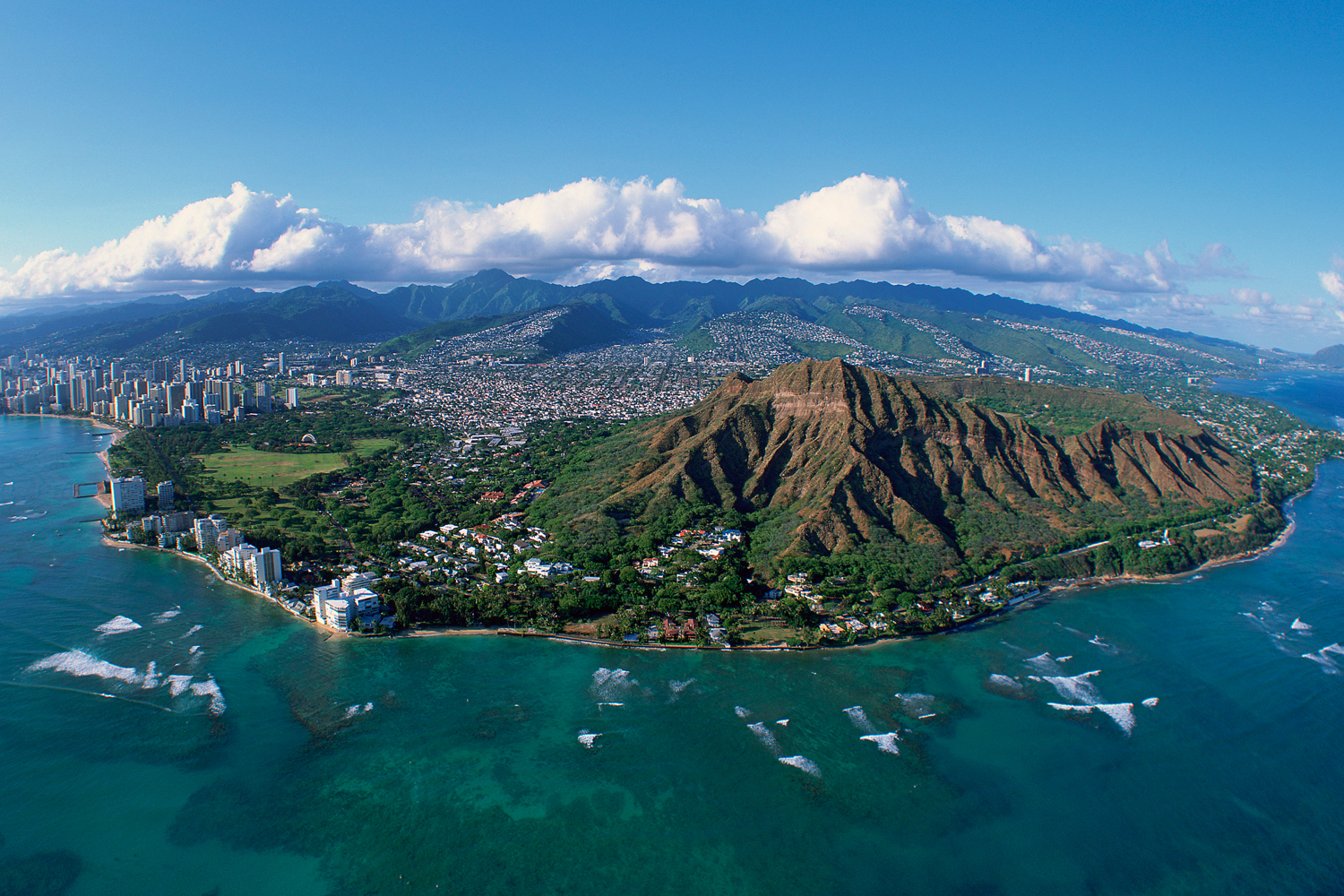 Diamond head in Honolulu.