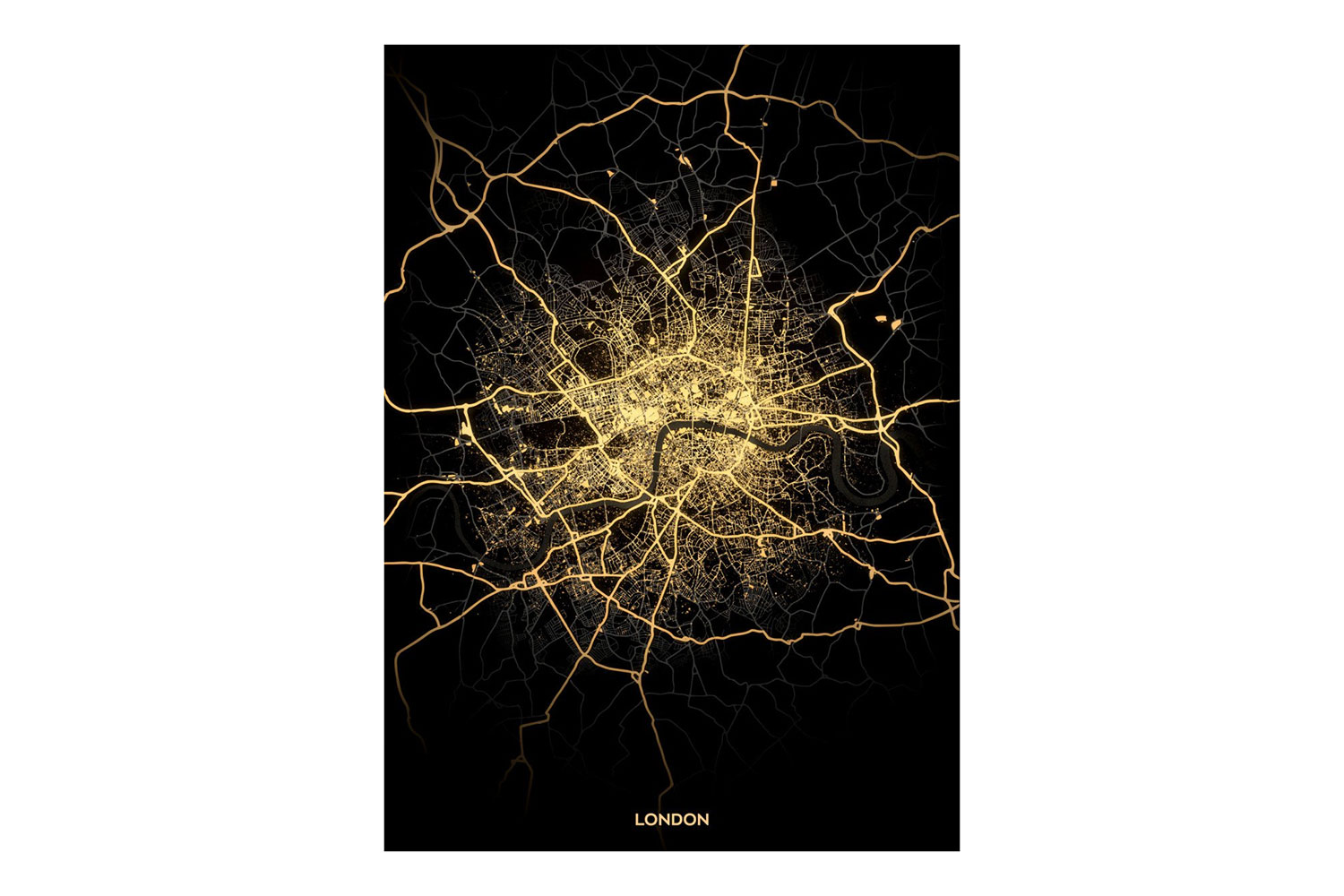 Displate City Light Maps.