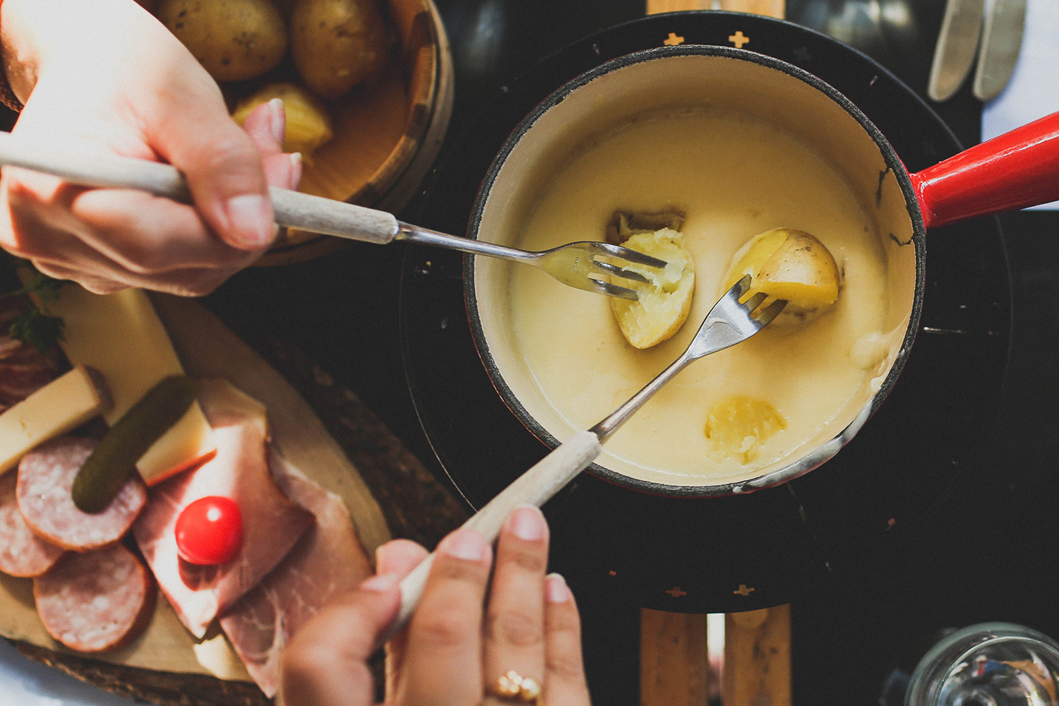 Savoyard fondue: easy recipe from One Day A Recipe