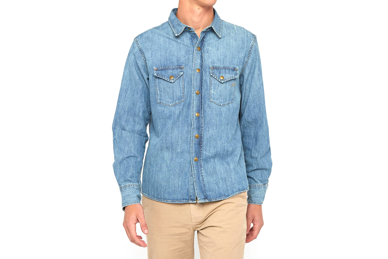 billy reid denim shirt review