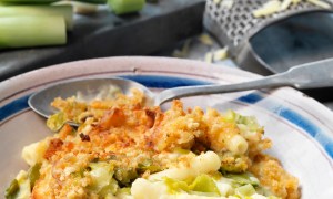 mac and cheese breadcrumbs cheese green onion