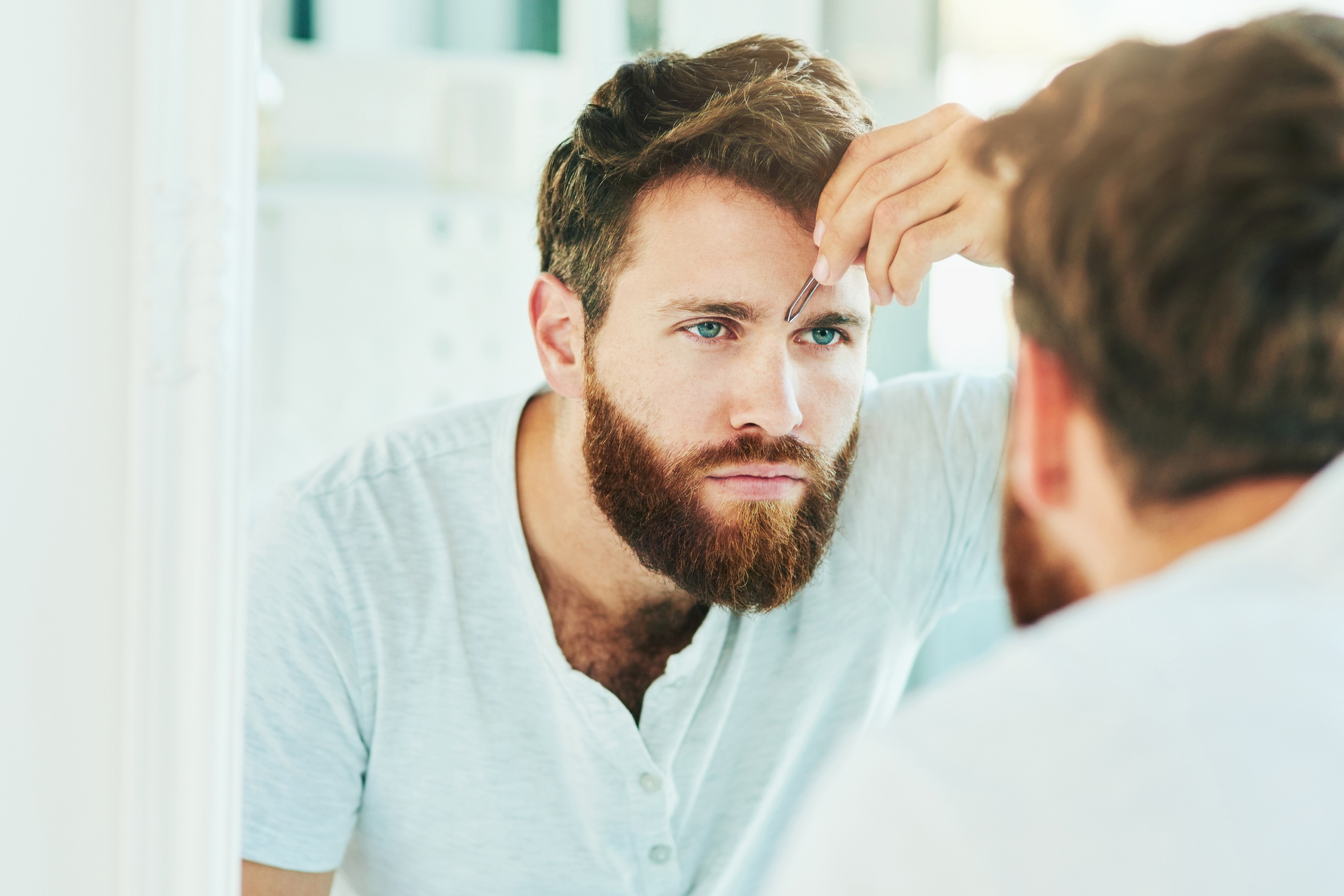 eyebrow shave men