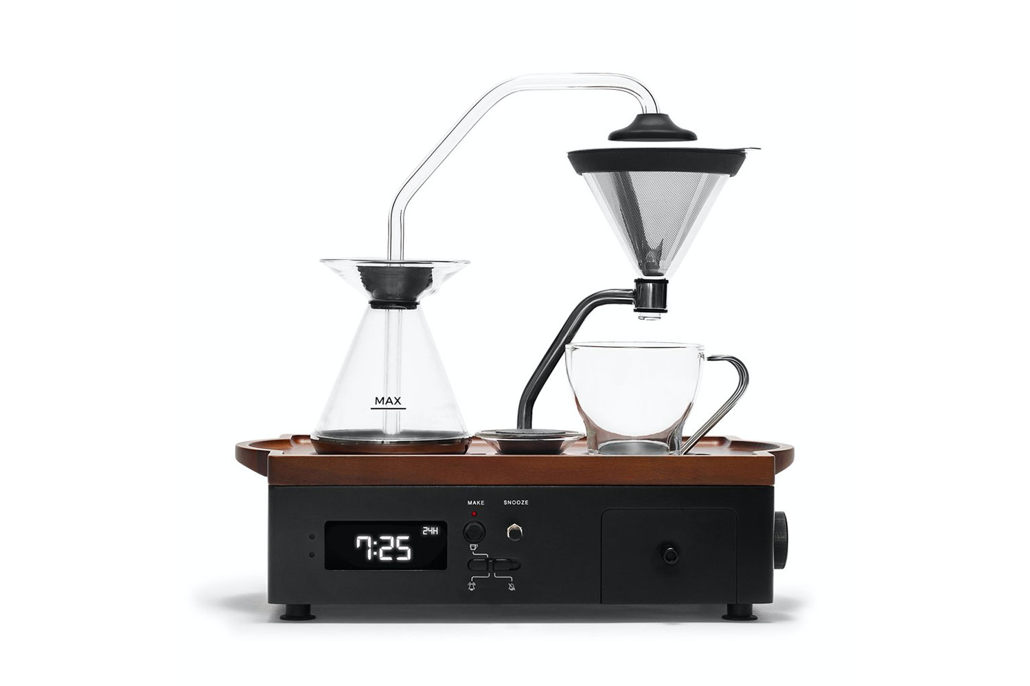 The Barisieur Coffee Alarm Clock Wakes You Up With a Fresh-Brewed Cup of  Joe Every Morning