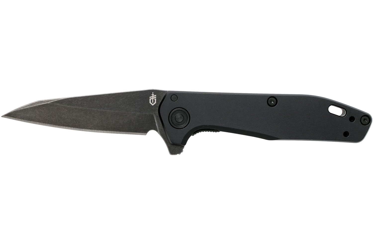 Gerber Fastball knife on a plain white studio background.