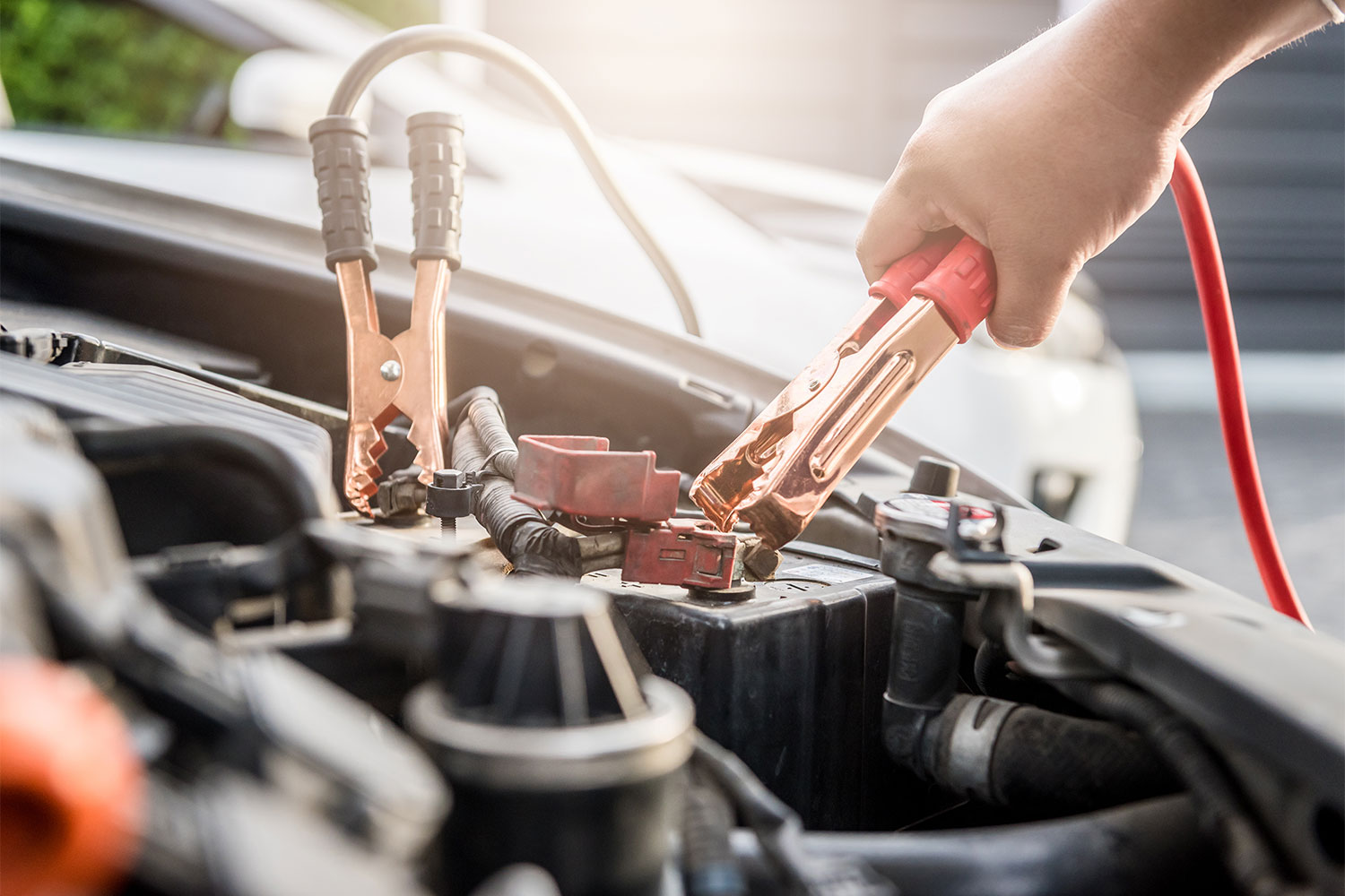 jump starting a frozen battery