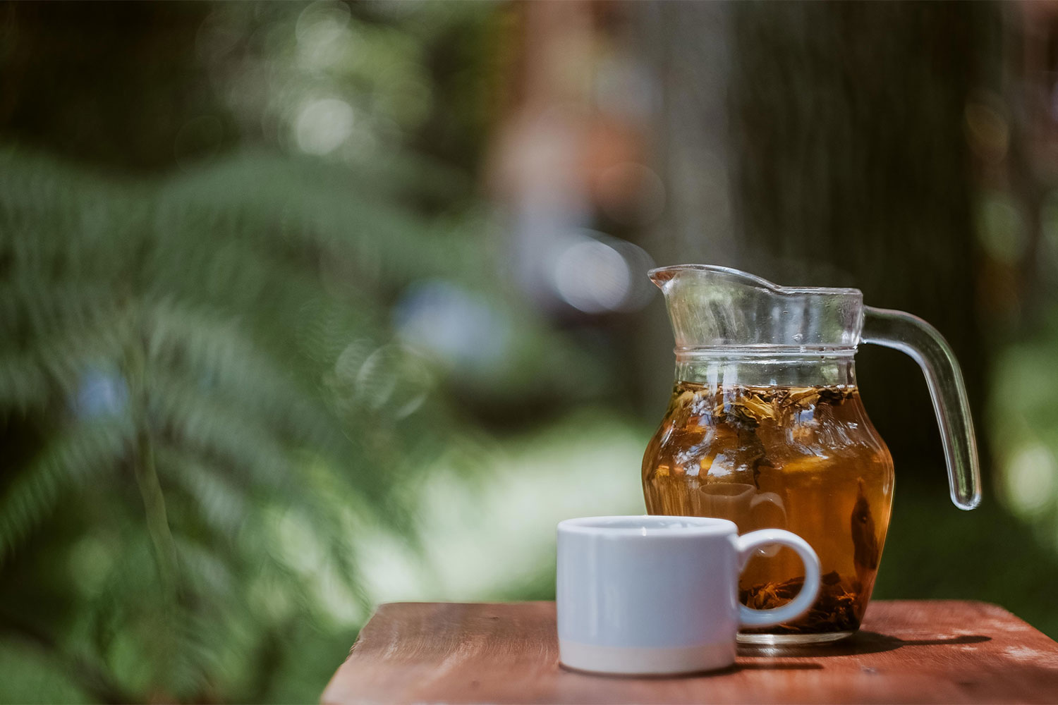 The Country Jasmine Covered Pitcher is perfect for serving water