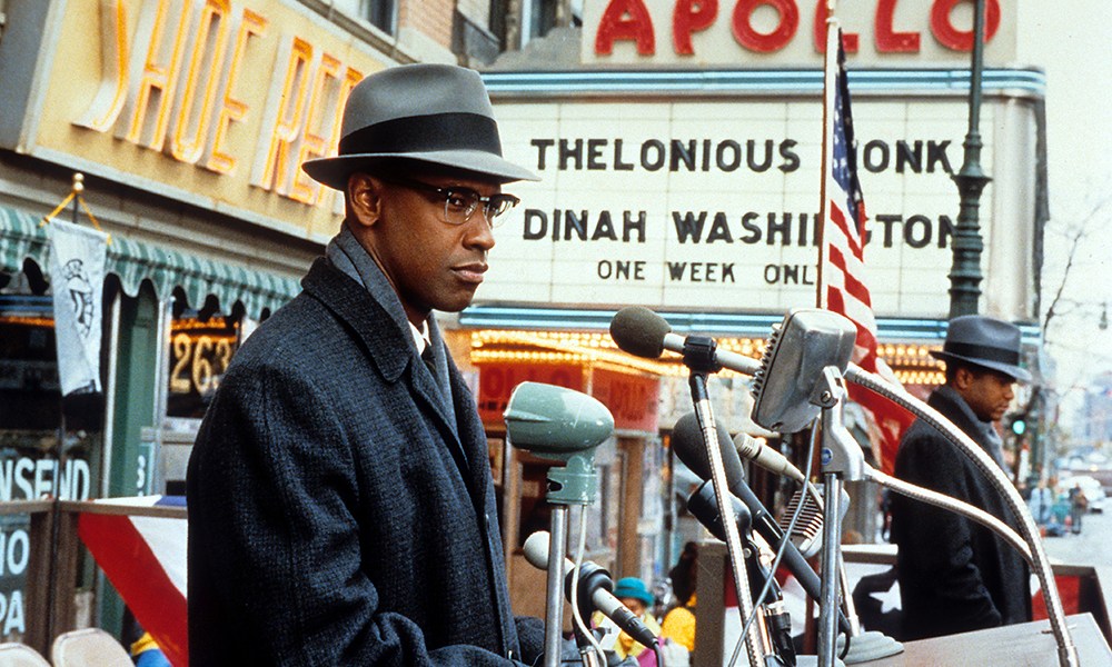 Denzel Washington in Malcolm X