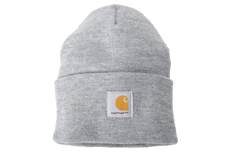 Gray winter hat