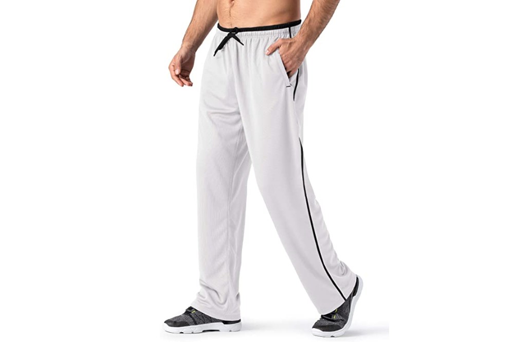 Men's Lightweight Fleece Elastic Bottom Sweatpants