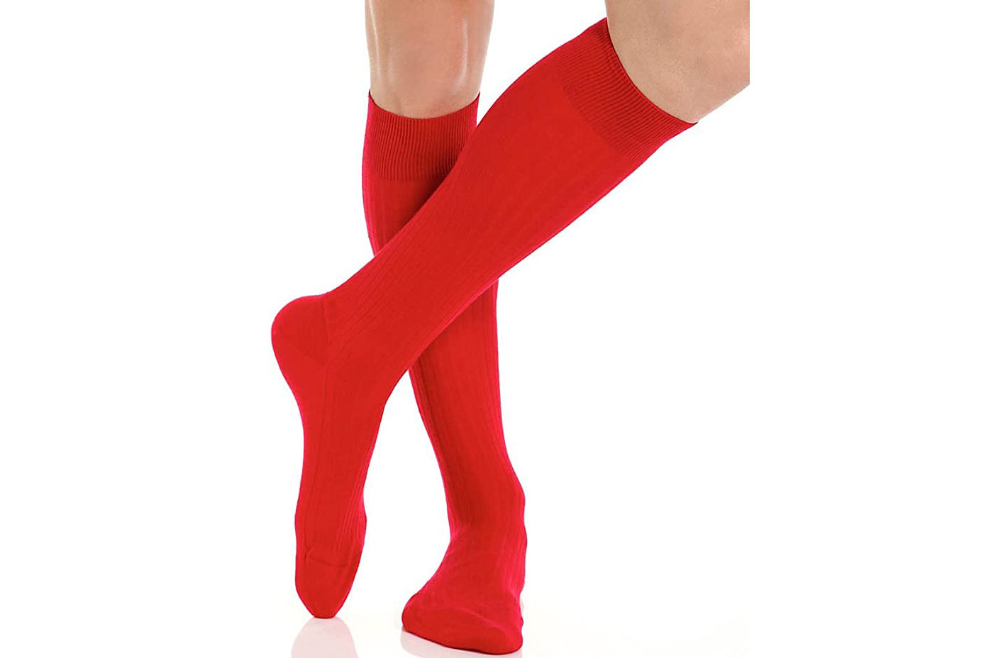 Pantherella socks in red.