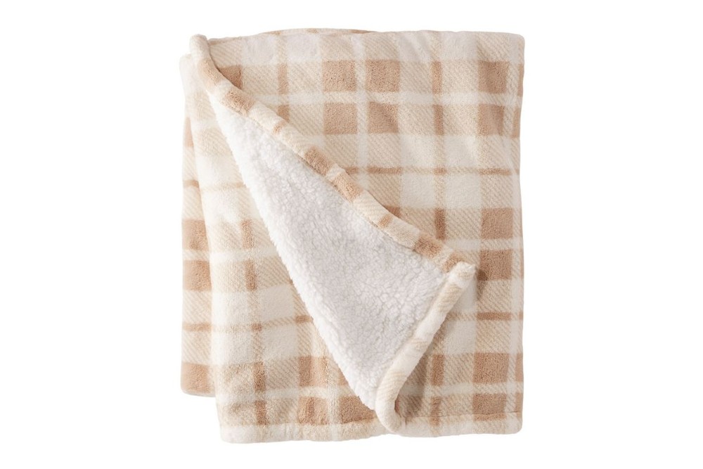 Ll bean wicked plush sherpa online throw