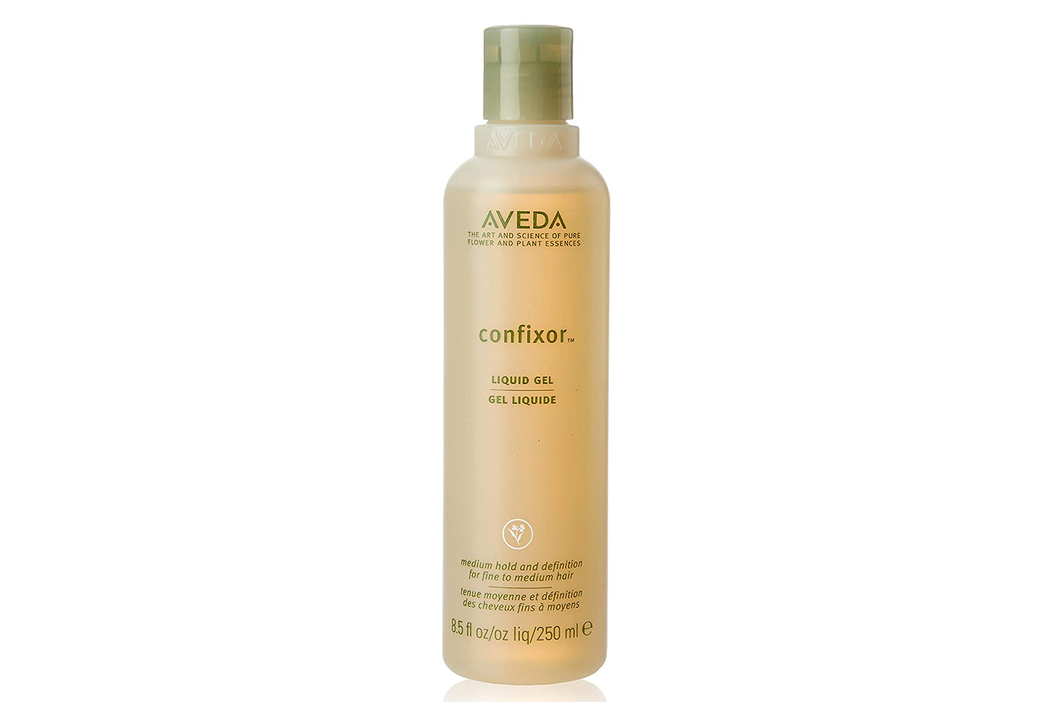 Aveda hair styling gel.