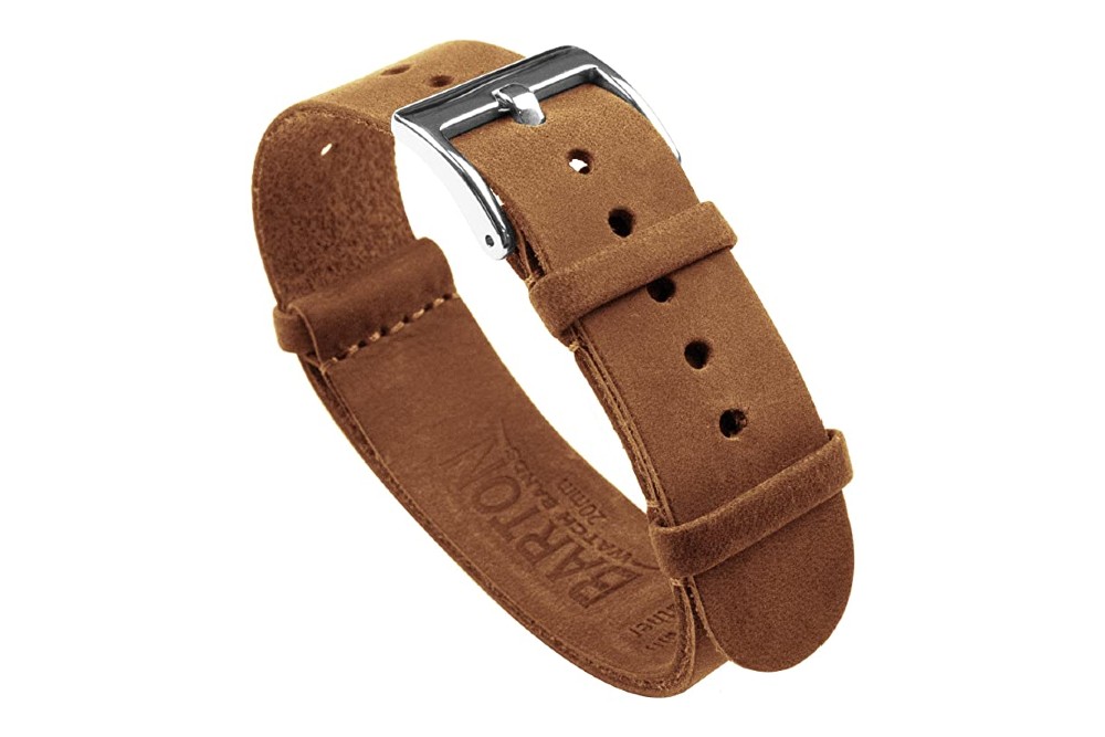 Barton Two-Piece NATO Style Watch Band / Strap for Apple Watch