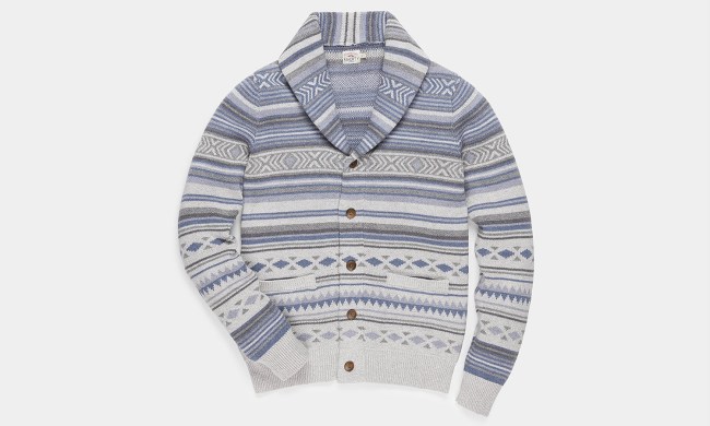 faherty heritage motif cardigan review