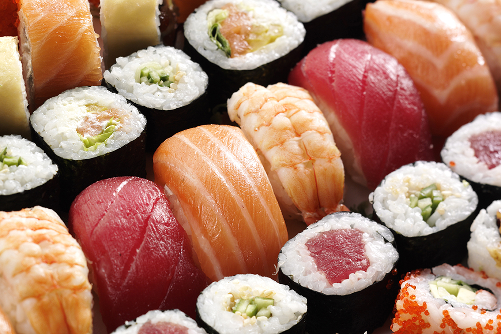 Sushi-making class taught by a professional master sushi chef and  sake-tasting tour