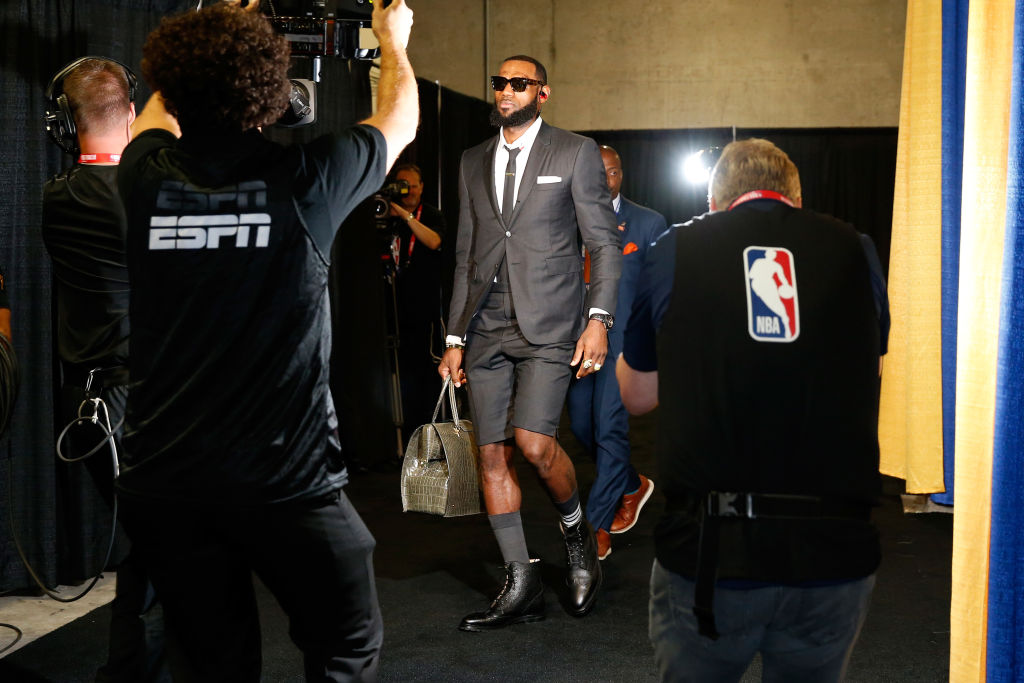 SoleWatch: LeBron James Showed Up to Tonight's Game in the Air