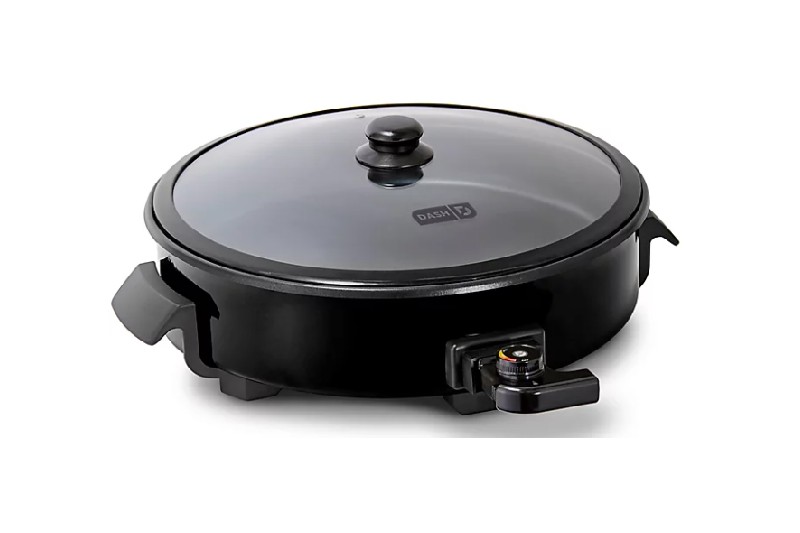 big round electric skillet