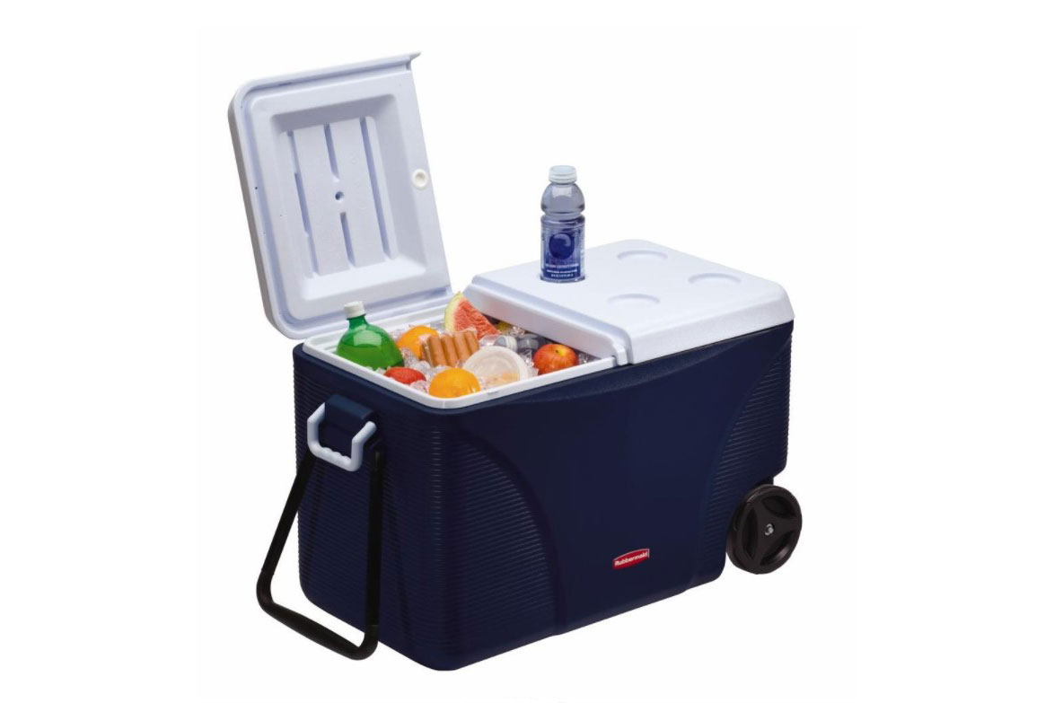 Rubbermaid 4 deals wheel beach cooler