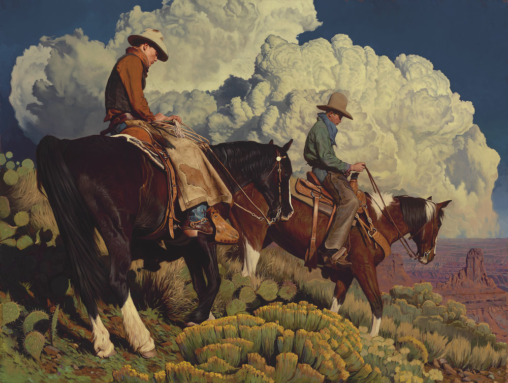 French American Artist Mark Maggiori Is Painting A New Old West The   Maggiori Overthehills 