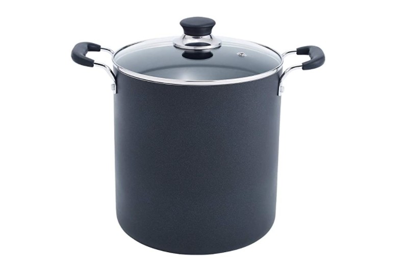 Bayou Classic 62-Quart Stainless Steel Stock Pot and Basket in the