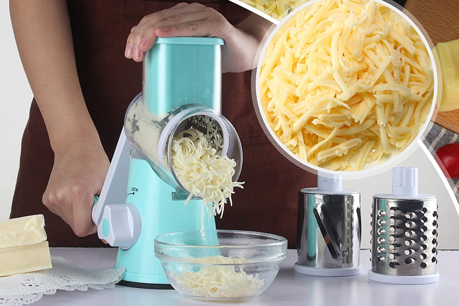 The 12 Best Rotary Cheese Graters to Prepare the Cheesiest Recipes - Food  Shark Marfa