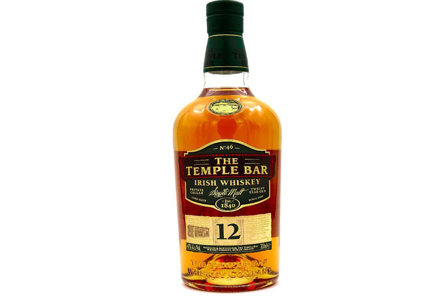 The Temple Bar 12-Year-Old Single Malt Irish Whiskey