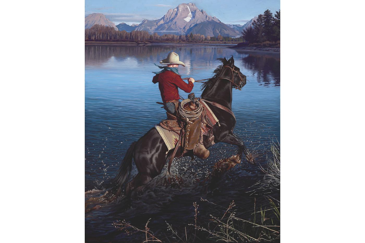 French American Artist Mark Maggiori Is Painting A New Old West The   Through The Water 