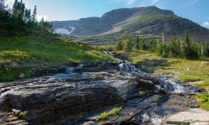 Hiking Glacier National Park in Montana.