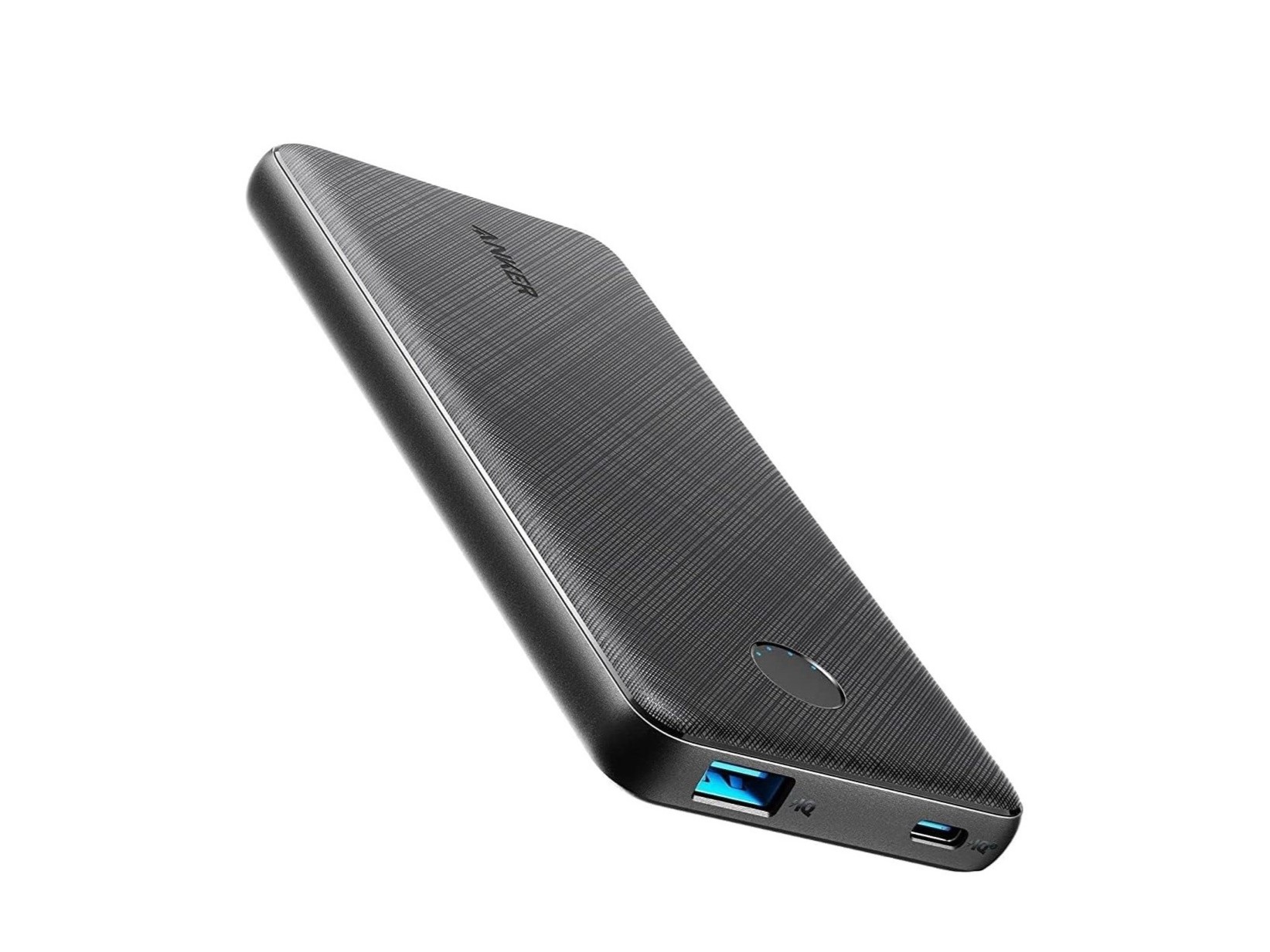 Anker PowerCore Slim 10000 PD with USB charging square