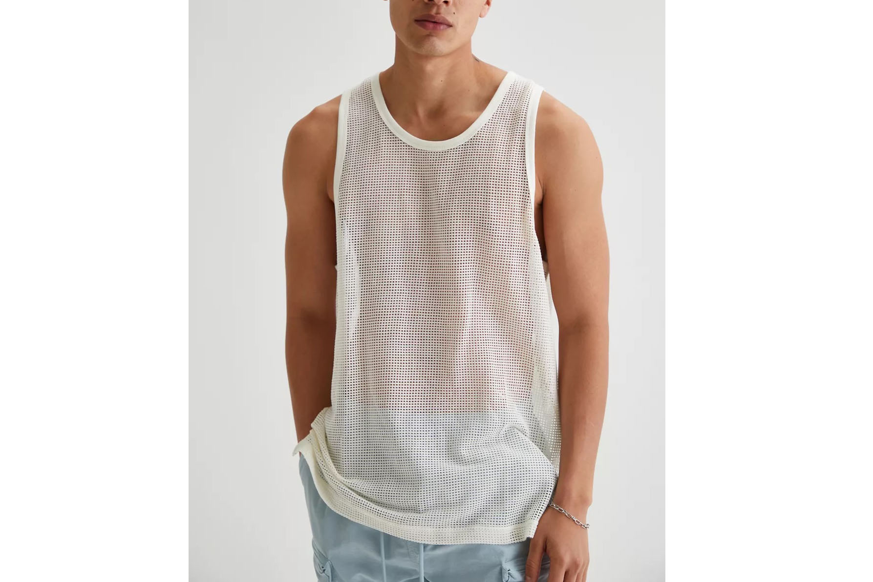 Standard Cloth Mesh Tank Top