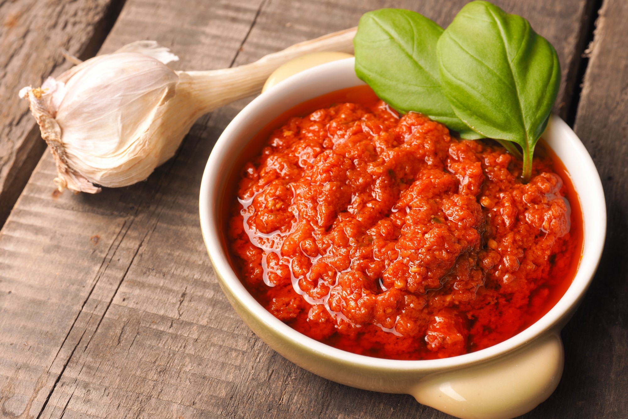 Tomato sauce In a bowl