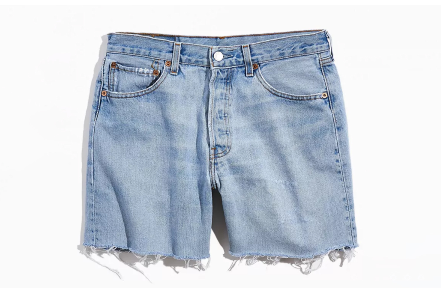 mens levi cut off jean shorts