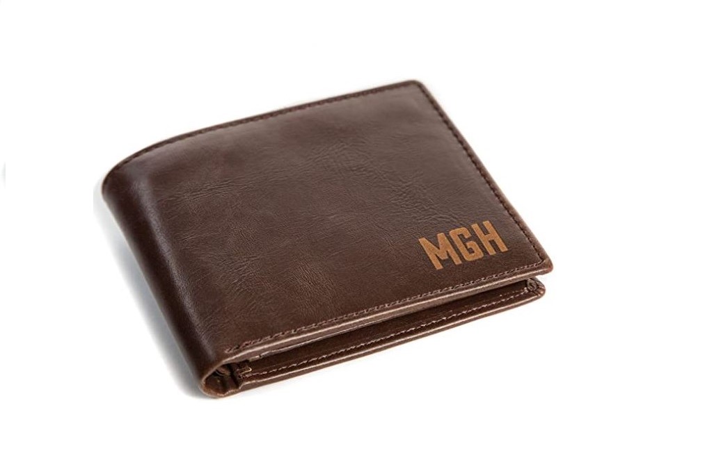 Brown leather wallet