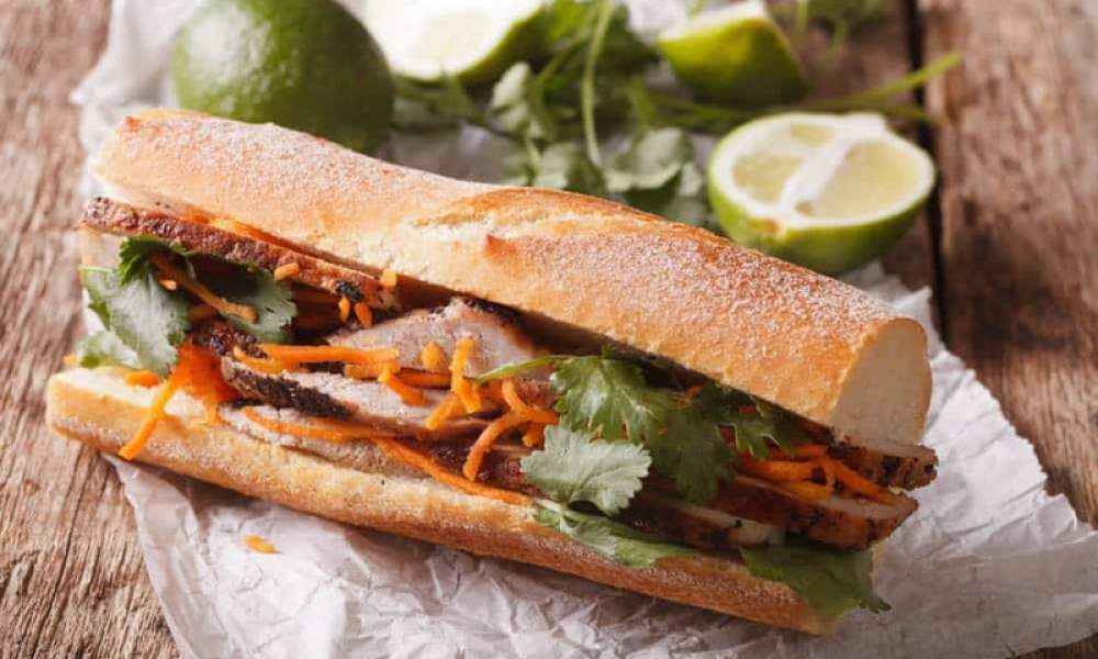 A Banh Mi sandwich