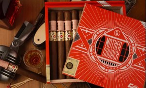 A box of Crowned Head Cigars