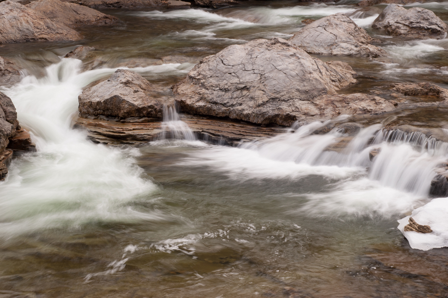 Rock formations (The Haystacks) along the Loyalsock Trail.