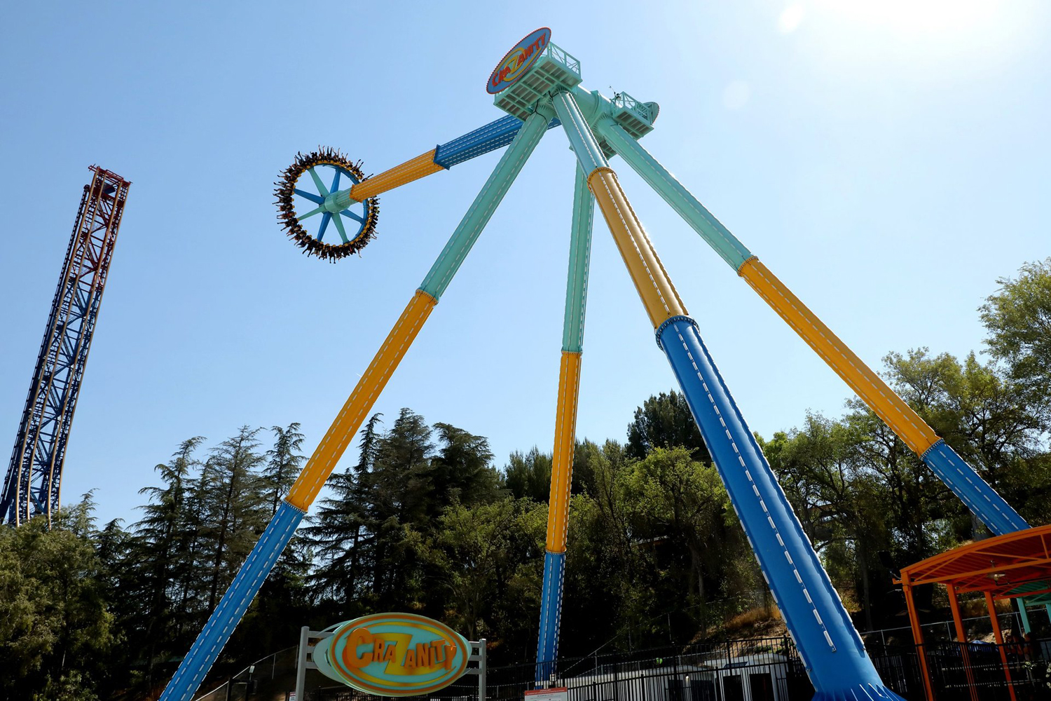 The CraZanity at Six Flags Magic Mountain.