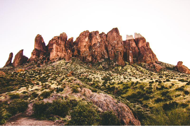 A mountain in Phoenix.