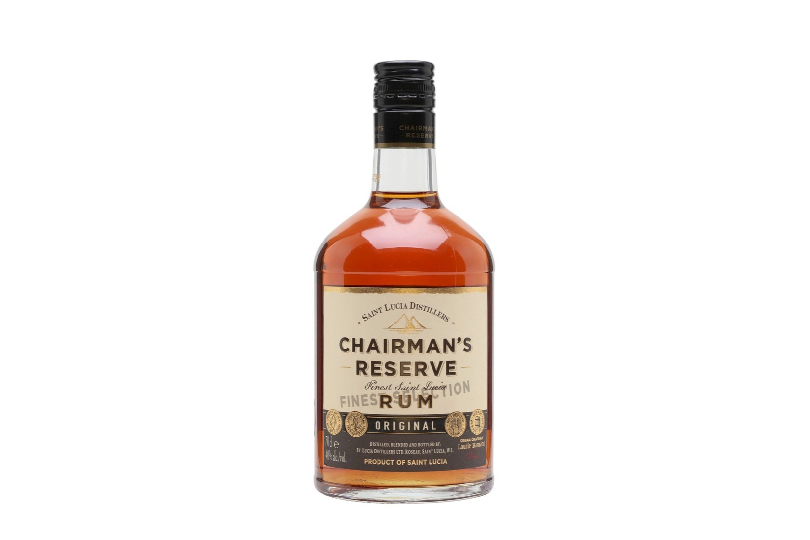 Chairman's Reserve Rum bottle.