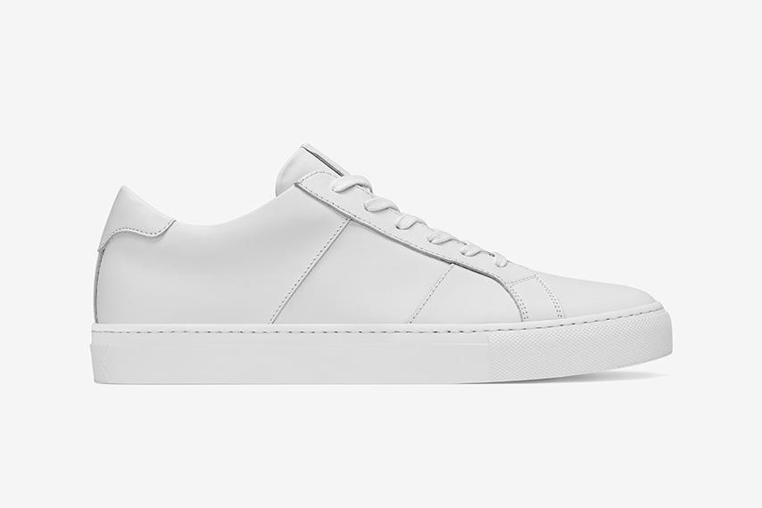 White Greats Royale Sneaker on a white background.